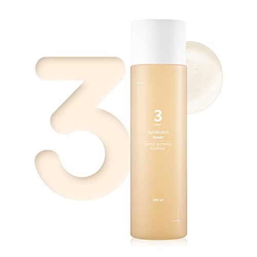 numbuzin No.3 Super Glowing Essence Toner | Fermented Ingredients, Niacinamide, Galactomyces, glowy Skin Radiance…
