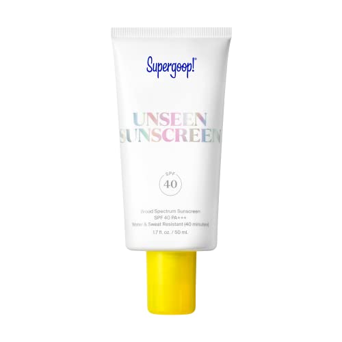 Supergoop! Unseen Sunscreen - SPF 40-1.7 fl oz - Invisible, Broad Spectrum Face Sunscreen - Weightless, Scentless, and…