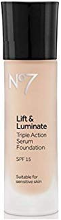 No7 Lift & Luminate TRIPLE ACTION Serum Foundation - Warm Ivory