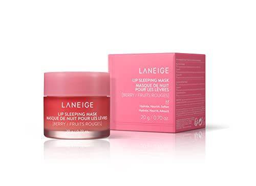 LANEIGE Lip Sleeping Mask: Nourish & Hydrate with Vitamin C, Antioxidants, 0.7 oz.