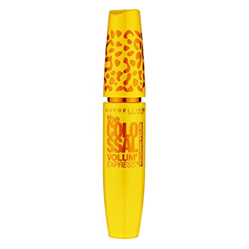 Maybelline New York Volume Express Colossal Cat Eyes Washable Mascara, Glam Black, 0.31 Fl Oz