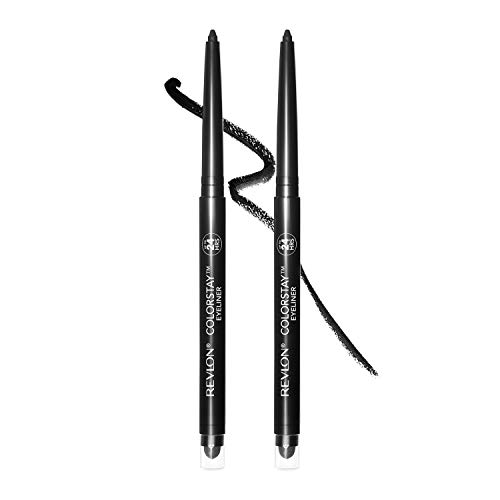 Revlon ColorStay Pencil Eyeliner with Built-in Sharpener, Waterproof, Smudgeproof, Longwearing Eye Makeup with Ultra…