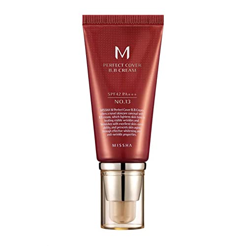 MISSHA M PERFECT COVER BB CREAM #23 SPF 42 PA+++ 50ml-Lightweight, Multi-Function, High Coverage Makeup to help infuse…