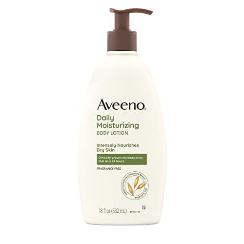 Aveeno Daily Moisturizing Body Lotion with Soothing Prebiotic Oat, Gentle Lotion Nourishes Dry Skin With Moisture…