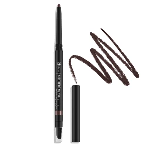 IT Cosmetics Superhero No-Tug Retractable Eyeliner - All-Day Wear, Waterproof Formula Won’t Smudge - With Avocado Oil…