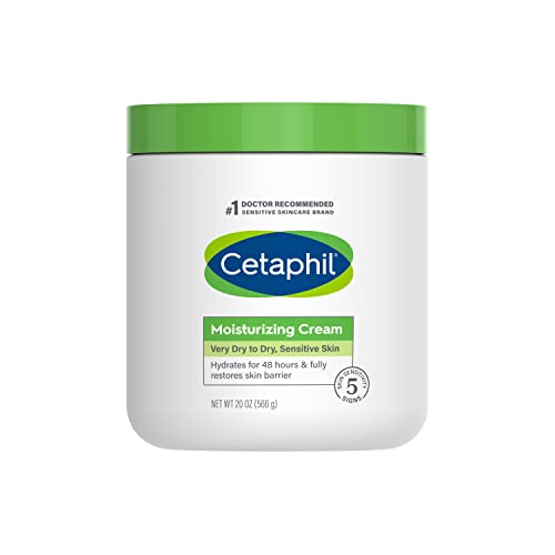 Cetaphil Body Moisturizer, Hydrating Moisturizing Cream for Dry to Very Dry, Sensitive Skin, NEW 20 oz, Fragrance Free…