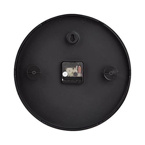 Amazon Basics 12" Traditional Wall Clock - Black