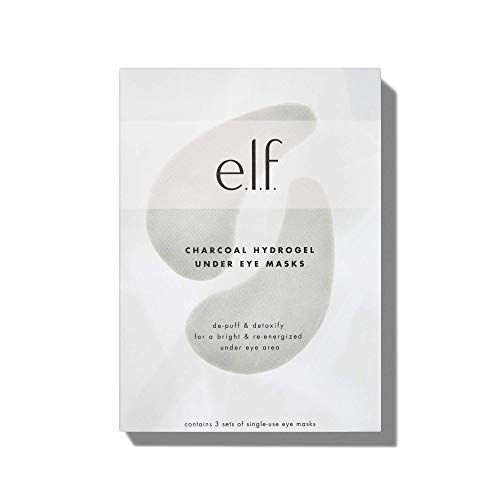 e.l.f. SKIN Charcoal Hydrogel Under Eye Masks, Single-Use Patches For Reducing Puffiness, Nourishing & Brightening Skin…