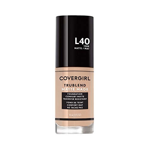 COVERGIRL TruBlend Matte Made Liquid Foundation, Classic Ivory, 1 Fl Oz (Pack of 1)