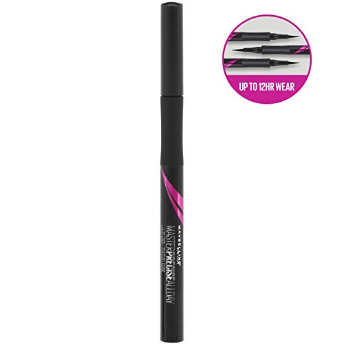Maybelline Eyestudio Master Precise All Day Waterproof Liquid Eyeliner Makeup, Black, 1 Count
