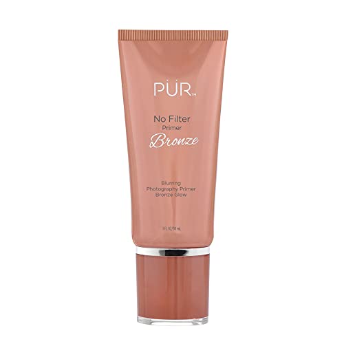 PUR Cosmetics No Filter Primer Blurring Photography Primer Bronze Glow, 1 Fl Oz