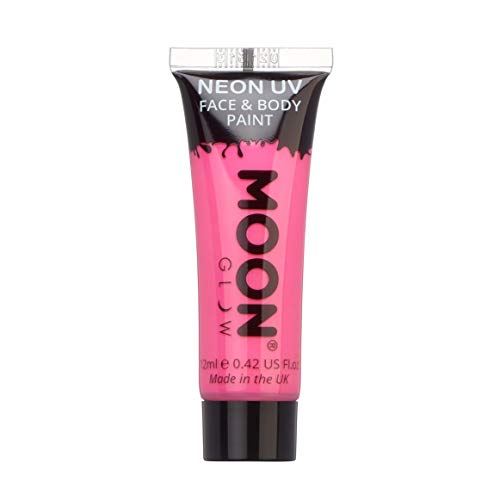 Moon Glow - 0.42oz Neon Blacklight Face & Body Paint - Intense Pink