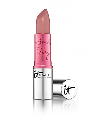 it COSMETICS Vitality Lip Flush 4-in-1 Reviver Lipstick Stain, Love Story - Long-Wear Color + Hydration - With Shea…