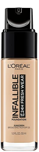 L'Oreal Paris Makeup Infallible Up to 24 Hour Fresh Wear Foundation, Beige Ivory, 1 Ounce