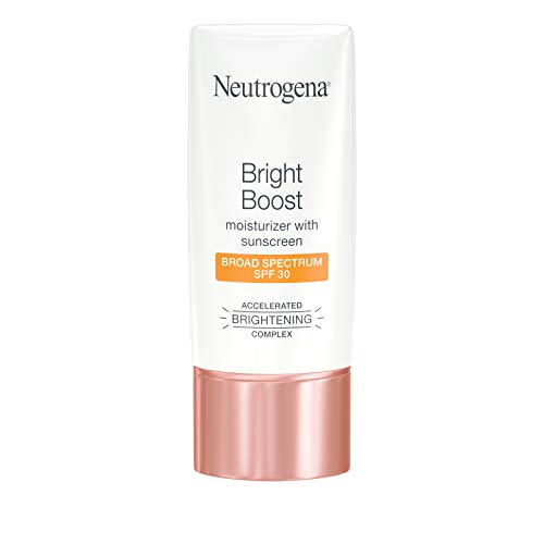 Neutrogena Bright Boost Facial Moisturizer with Broad Spectrum UVA/UVB SPF 30 Sunscreen, Brightening Oil-Free Face…