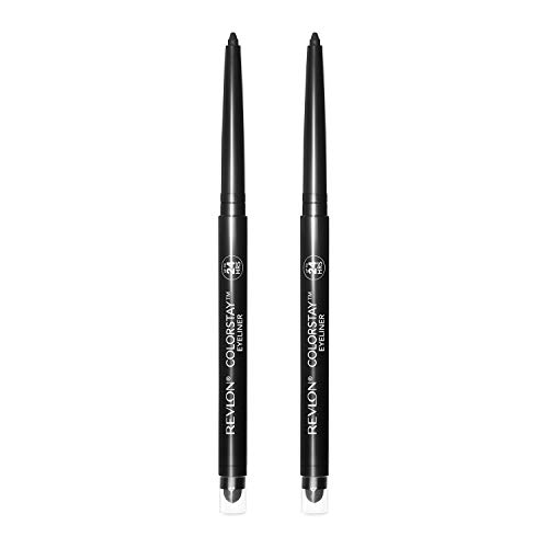 Revlon ColorStay Pencil Eyeliner with Built-in Sharpener, Waterproof, Smudgeproof, Longwearing Eye Makeup with Ultra…