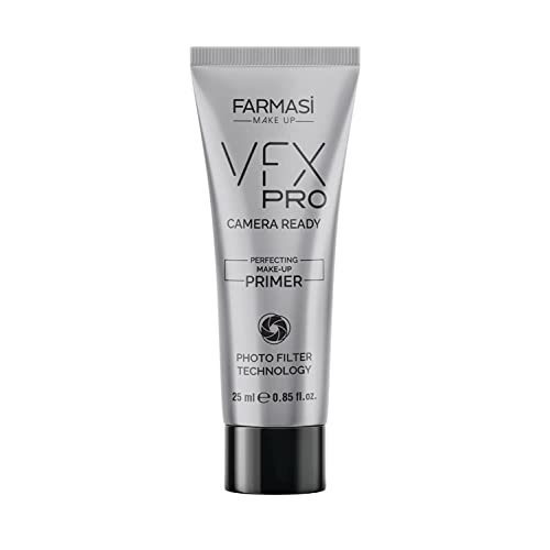 Farmasi VFX PRO Camera-Ready Primer Face Makeup, Advanced Pore Minimizer for Dry, Oily, or Combination Skin, Silky…