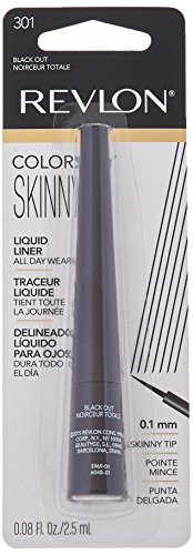 Skinny Liquid Eyeliner by Revlon, ColorStay Eye Makeup, Waterproof, Smudgeproof, Longwearing with Ultra-Fine Tip, 301…