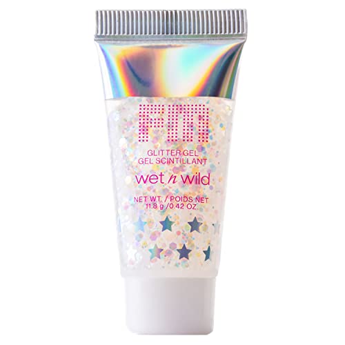 Body Glitter Wet n Wild Fantasy Makers Glitter Gel for Face and Body, White Light Show