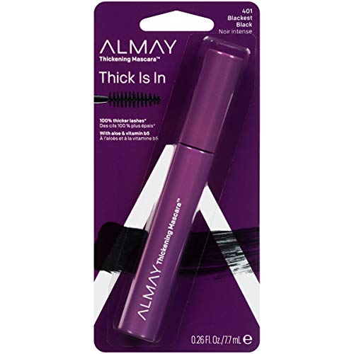 Mascara by Almay, Thickening, Volume & Length Eye Makeup with Aloe and Vitamin B5, Hypoallergenic, Fragrance Free…