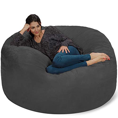 Chill Sack Bean Bag Chair: Giant Memory Foam Furniture Bags and Large Lounger, Big Sofa with Huge Water Resistant Soft…