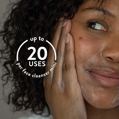 Ethique Luxurious Face Cleansing Trio Discovery Pack - Cleanser & Scrub - Plastic-Free, Vegan, Cruelty-Free, Eco…