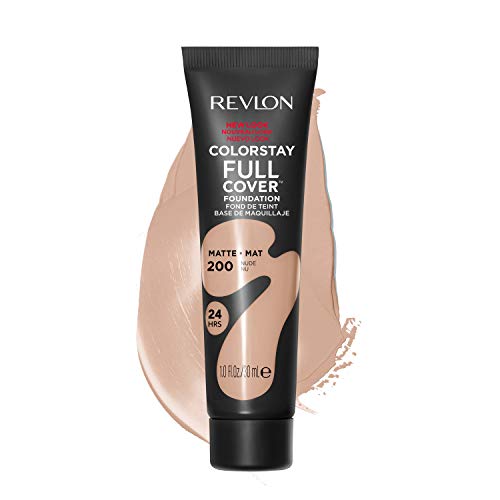 Liquid Foundation by Revlon, ColorStay Face Makeup for Normal and Dry Skin, Longwear Full Coverage with Matte Finish…