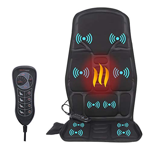 SLOTHMORE Vibration Back Massager, Back Massage Cushion, 10 Vibrating Nodes to Release Stress and Fatigue, for Home and…