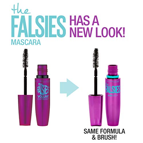 Maybelline Volum' Express the Falsies Volumizing, Washable Mascara, Blackest Black, 1 Count