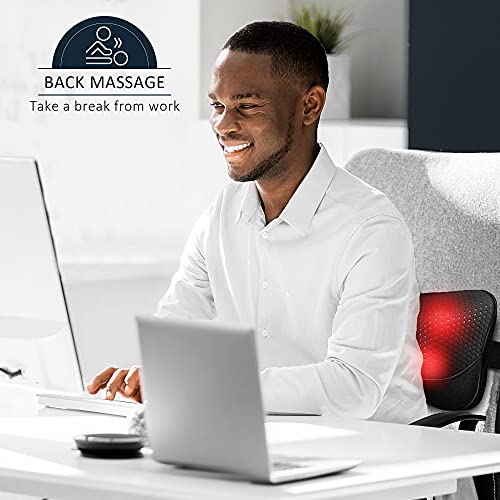 Back Massager,Neck Massager with heat, Back and Neck Massager Gifts for Grandpa, Grandma, Teacher, Nurse, Christmas…