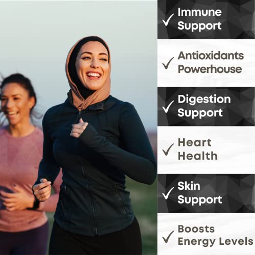 OrganicBolt USDA Organic Immune Support Supplement, High Potency 7-in-1 Immunity Booster Tablets with Vitamin C…