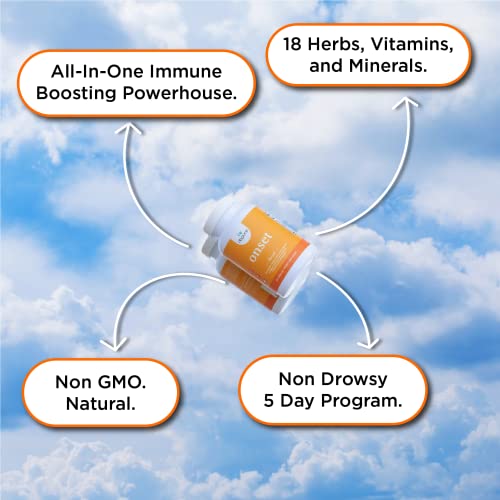 nbpure On-Set Immune System Booster Immunity Supplement Capsules, 30 Count