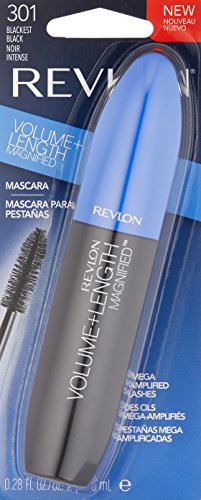 Mascara by Revlon, Volume & Length Eye Makeup, Non-Waterproof, No Clump, Smudge Proof, Flake Proof, 301 Blackest Black…