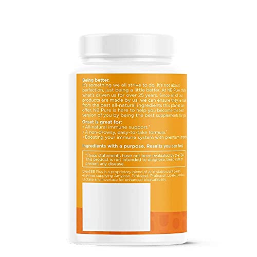 nbpure On-Set Immune System Booster Immunity Supplement Capsules, 30 Count