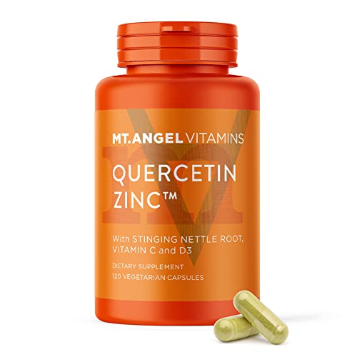 Quercetin Zinc Bromelain Supplement – Immune Support - 500mg Quercetin with Vitamins C and Zinc & D3 – Immunity Booster…
