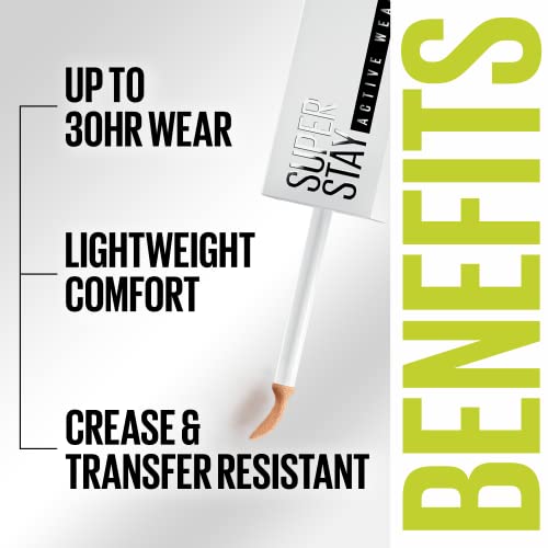 Maybelline Super Stay Liquid Concealer Makeup, Full Coverage Concealer, Up to 30 Hour Wear, Transfer Resistant, Natural…