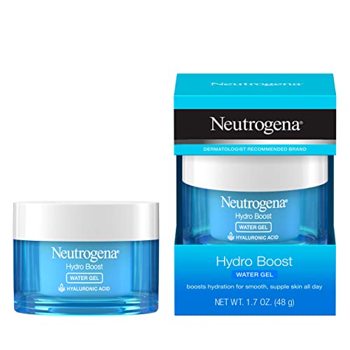 Neutrogena Hydro Boost Face Moisturizer with Hyaluronic Acid for Dry Skin, Oil-Free and Non-Comedogenic Water Gel Face…