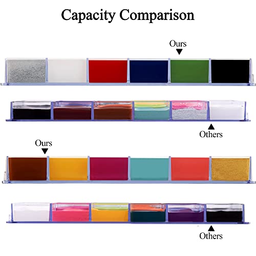 CCbeauty Professional 12 Colors Face Body Paint Kit Oil Non Toxic High Pigment Cream Painting Palette for Kit Halloween…