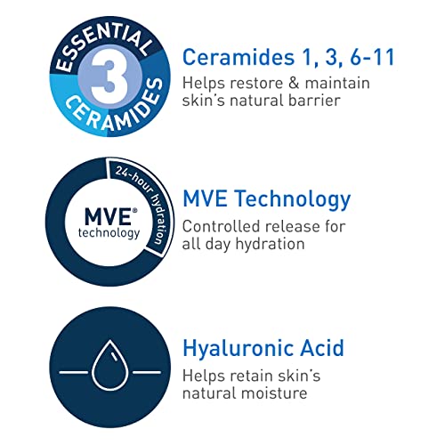 CeraVe Daily Moisturizing Lotion for Dry Skin | Body Lotion & Facial Moisturizer with Hyaluronic Acid and Ceramides | 12…