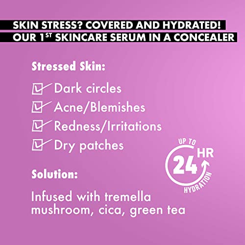 NYX PROFESSIONAL MAKEUP Bare With Me Concealer Serum, Up To 24Hr Hydration - Light