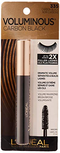 L’Oreal Paris Makeup Voluminous Original Volume Building Mascara, Carbon Black, 0.26 Fl Oz