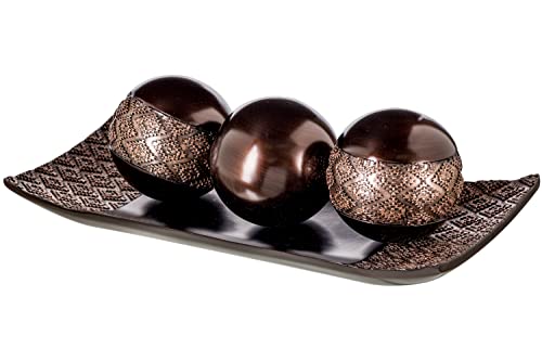 Creative Scents Dublin Home Decor Tray and Orbs Set - Coffee Table Decor Centerpiece Table Decorations for Living Room…