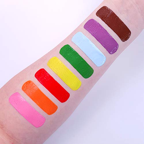 Face & Body Paint Set of 8 by Moon Creations - 0.40fl oz