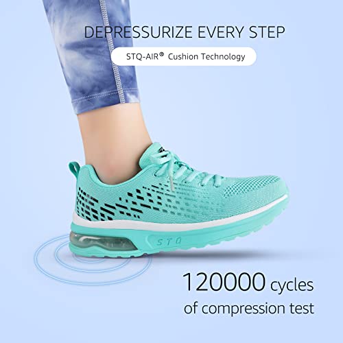 STQ Women's Running Shoes Breathable Air Cushion Sneakers