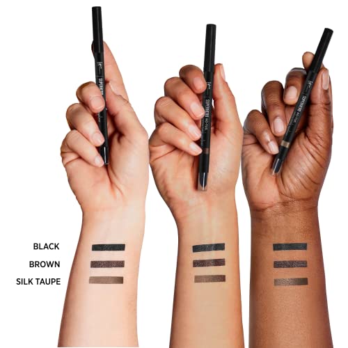 IT Cosmetics Superhero No-Tug Retractable Eyeliner - All-Day Wear, Waterproof Formula Won’t Smudge - With Avocado Oil…