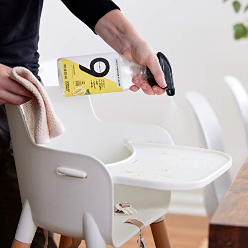 9 Elements All Purpose Cleaner, Kitchen, Floor, & Bathroom Cleaner, Eucalyptus Multi Surface Cleaning Vinegar Spray, 18 oz Bottles (Pack of 3)