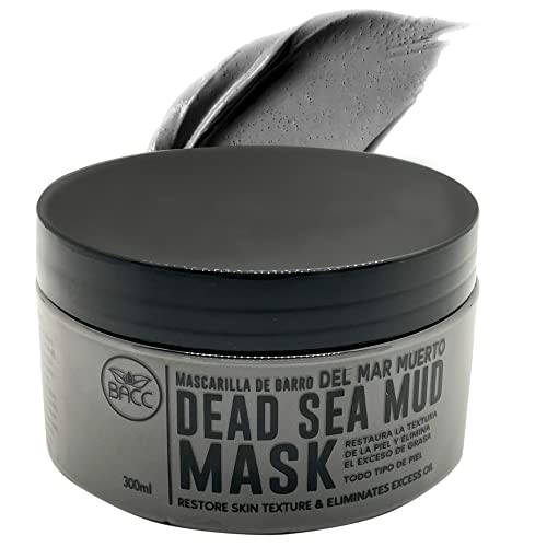 Dead Sea Mud Mask For Face And Body By BACC Beauty And Care - Helps Acne | Treats Oily And Dry Skin | Black And…
