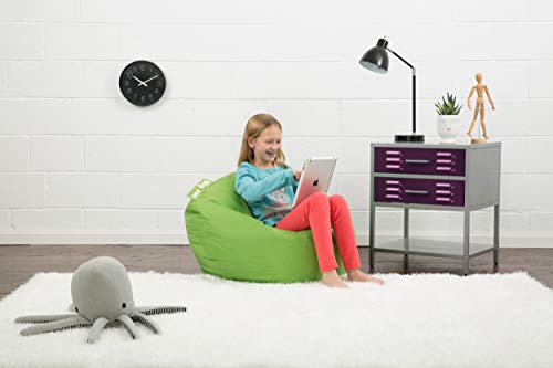 Big Joe Classic Bean Bag Chair, Spicy Lime Smartmax, 2ft Round