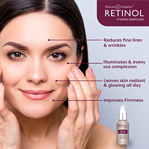 Retinol Instant Radiance Booster – The Original Retinol Glow Primer – A Burst of Anti-Aging Hydration Adds Luminosity…