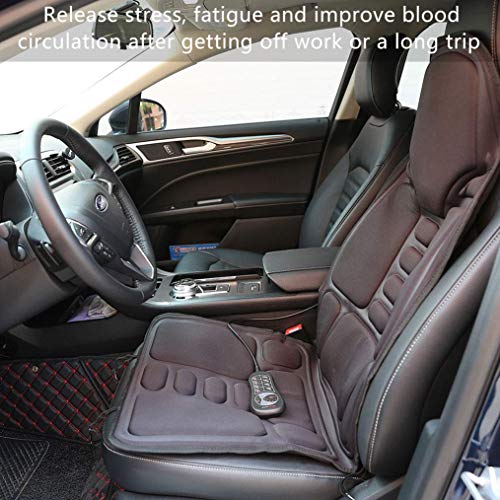 SLOTHMORE Vibration Back Massager, Back Massage Cushion, 10 Vibrating Nodes to Release Stress and Fatigue, for Home and…